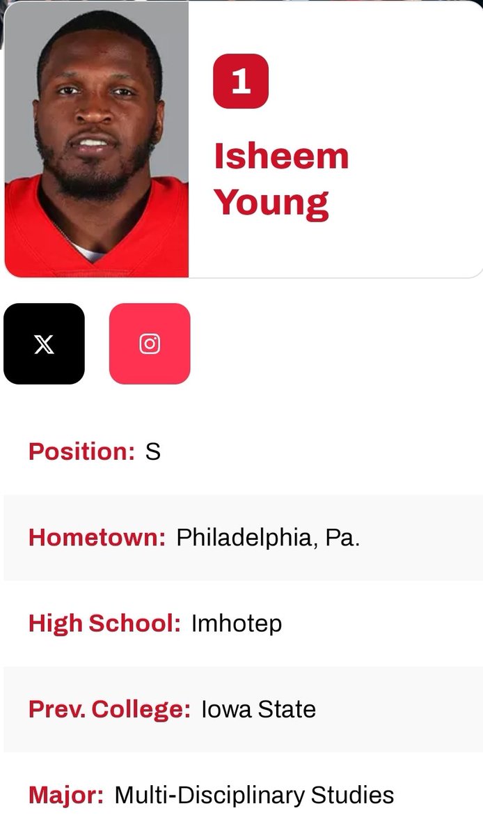 Ole Miss DB Isheem Young, who transferred in from Iowa State, re-entered the portal as a grad transfer; he totaled 189 tackles, 4 INT and 8 PD during his collegiate career <a href="/Isheemyoung/">uno</a>