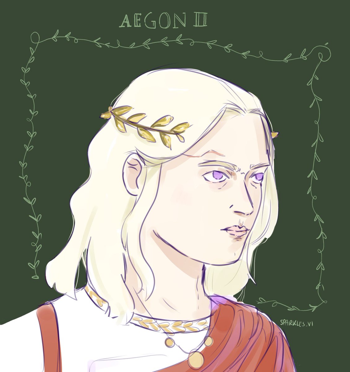 sparkles_v1's tweet image. Imperator
(Roman Aegon II because I loved his expression in the new teaser)
#AegonIITargaryen #hotd
