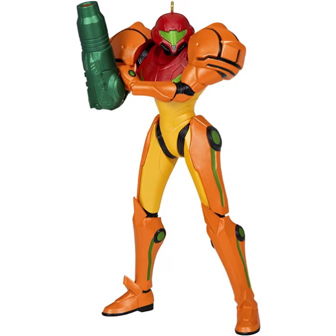 samushourly's tweet photo. Samus Hallmark Christmas ornament from the My Nintendo Store! https://t.co/UF7dVBqowu