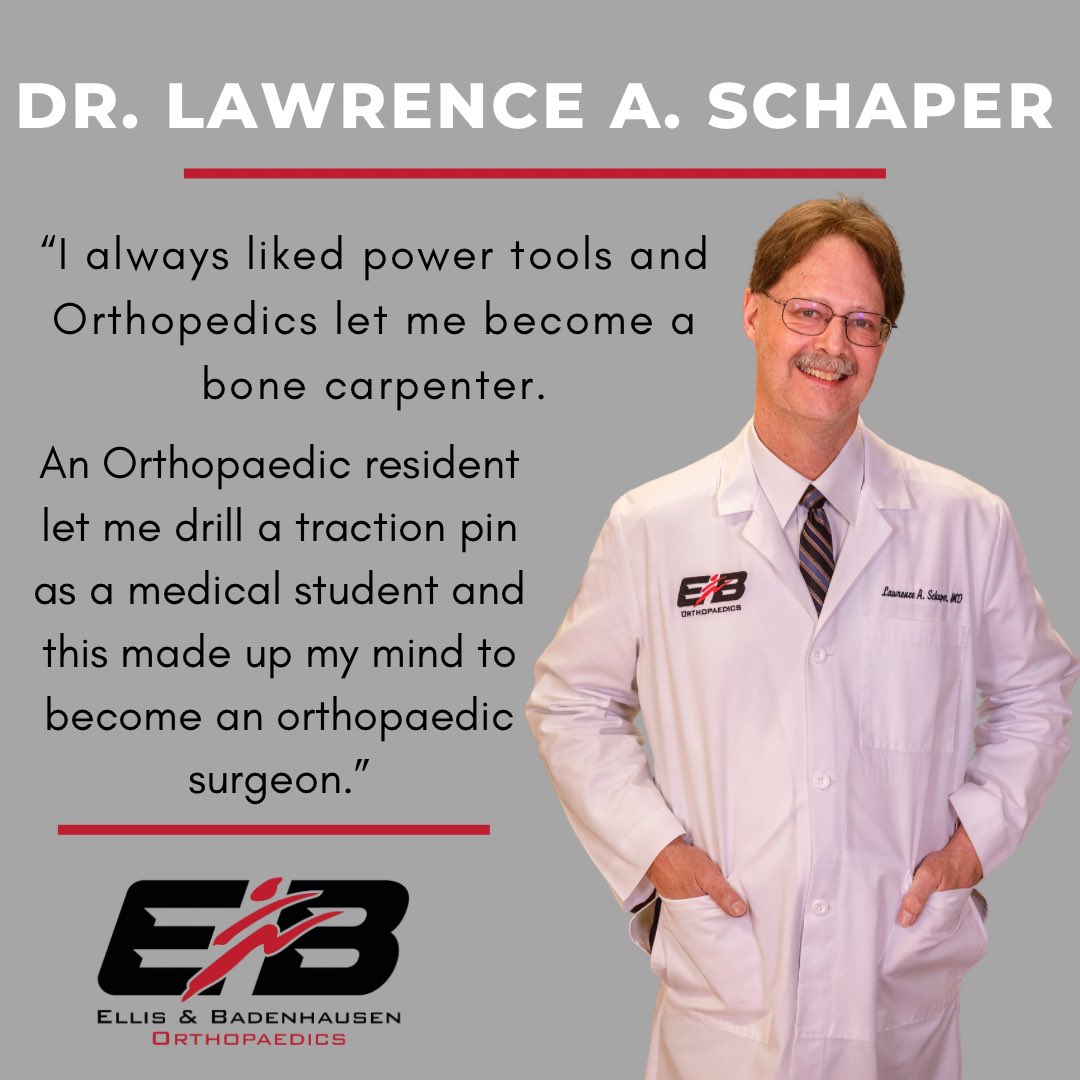 Throughout the month of December we will be highlighting the successful career of Dr. Lawrence A. Schaper. Follow along with us to learn about Dr. Schaper’s interests, his fond memories while practicing, and other fun facts about him before he retires at the end of this month. 🥺