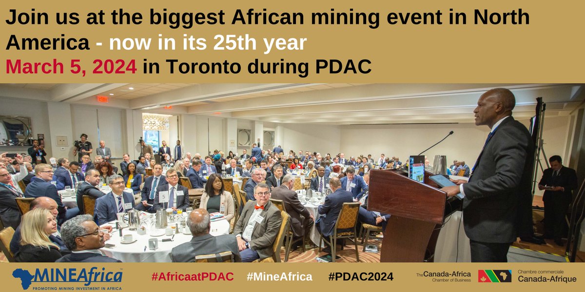 Allied Gold Chairman &amp; CEO Peter Marrone to deliver keynote address at <a href="/CanAfricaBiz/">Canada-Africa Chamber of Business</a> 25th African Mining Breakfast &amp; MineAfrica's 22nd Investing in African Mining Seminar - Mar 5 during #PDAC2024. #AfricaatPDAC
lnkd.in/gBGB72qX
