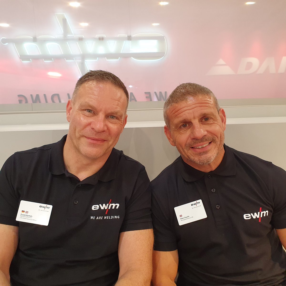 ismrmagazine's tweet photo. Frank Bartels, CTO, EWM GmbH @ewm, and Alan Cauchi, MD, EWM UK @EWMCauchi, highlight the group’s future vision, growth targets and latest technology innovations to ISMR. See https://t.co/mnBGsOUNjX   #welding #ISMR https://t.co/5clT3UwXbm