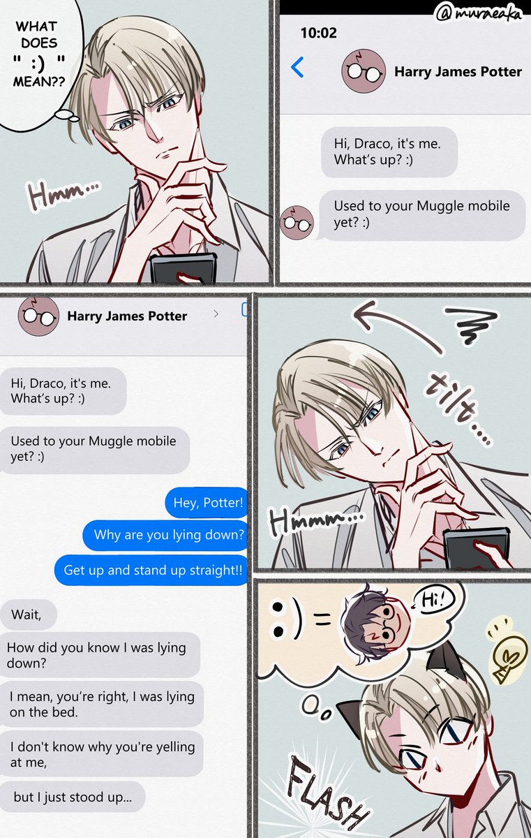 Draco is not used to muggle stuff.
#Drarry #hpdm