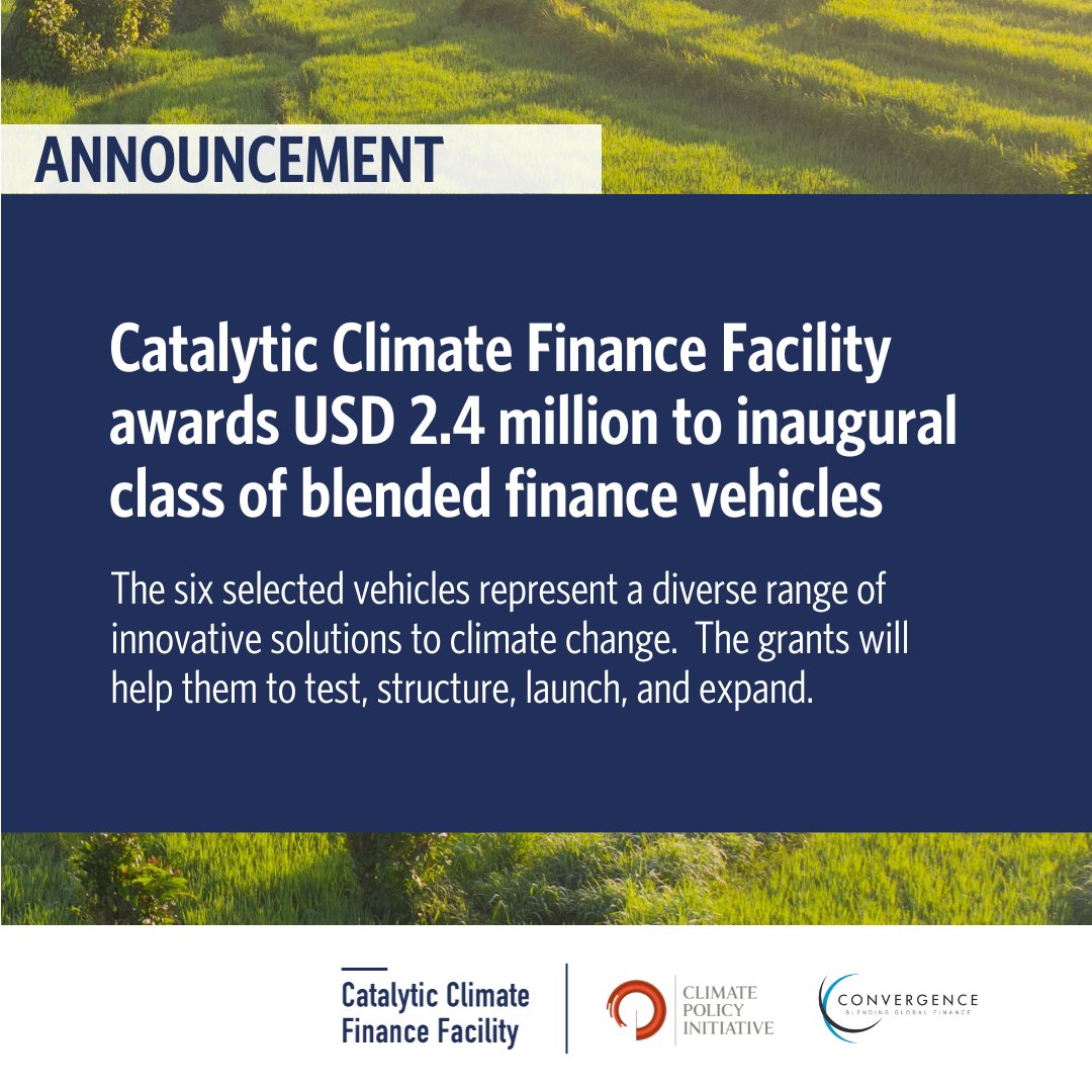 Catalytic Climate Finance Facility tweet media