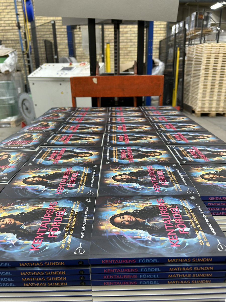 MathiasSundin's tweet image. Hot off the press! (Literally) 🔥📚