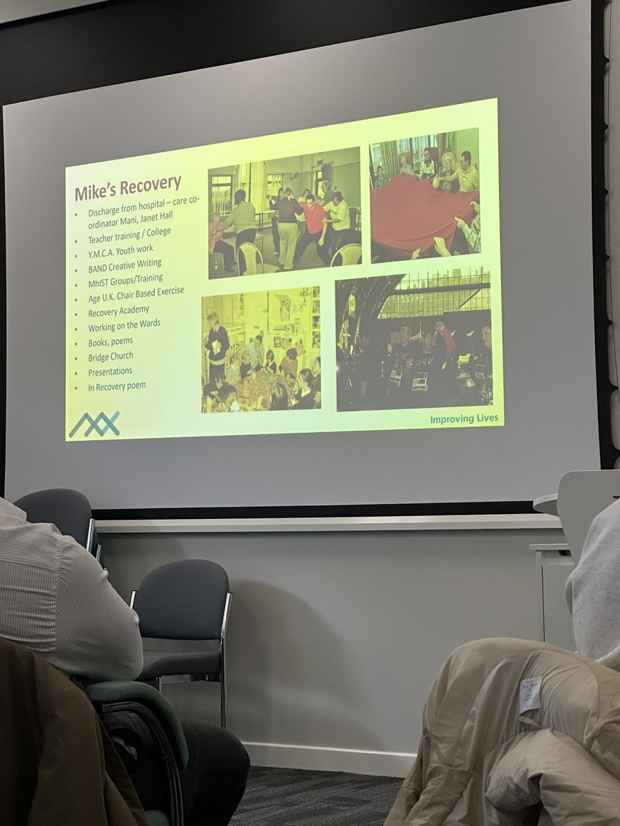 agnideepak's tweet photo. Mike shared #lived #experience as part of #WelcometoGMMH induction #powerful #incredible #opportunities to explore the #impact of #music #art #Therapists #AHPs @WeAHPs in improving the #mentalhealth #physicalhealth #togetherGMMH #Values @GMMH_NHS @Nell1Maria @Deborah_GMMH https://t.co/0bQU3qTWwg