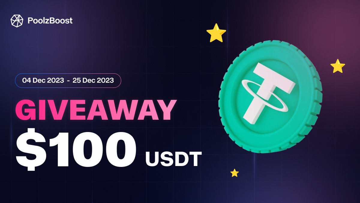 It's a season of Thanks and Giving on the #PoolzBoost! 🎉

1⃣ Follow <a href="/PoolzBoost/">PoolzBoost</a>
2⃣ Like, RT and Tag 3 friends in the comments
3⃣ Complete the quests below in all campaigns for a chance to win ⬇️
poolz.finance/boost

📅 04th Dec - 25th Dec (12:00 UTC)
🎁 100 $USDT for 5