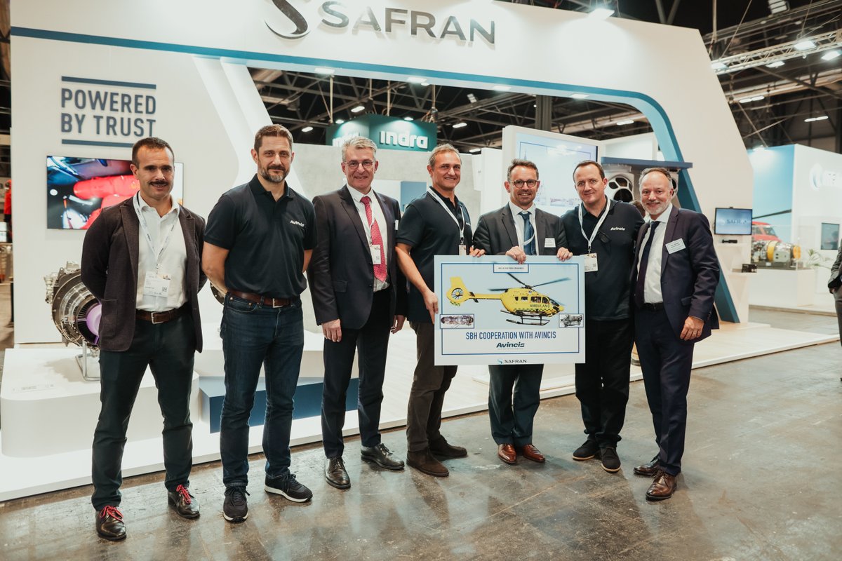 [#News 🚁] Safran Helicopter Engines has signed a Support-By-the-Hour (SBH®) contract with #Avincis to support #Arriel and #Makila engines powering its #H135 and #H225 helicopter fleet. #EuropeanRotors23