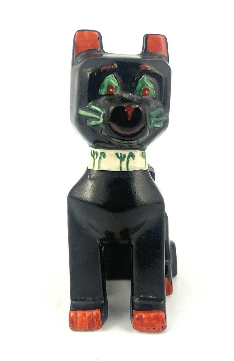 'Lucky Black Cat Vase'