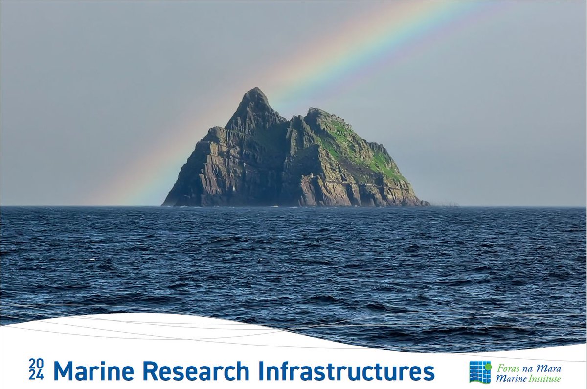 Revealing the cover of our 2024 Marine Research Infrastructures calendar feat. our winning photo by @Seaniesan of #SkelligMichael during an @followtheboats survey on @RVMarineInst #TomCrean. Stay turned in the new year for the launch of the calendar! @MarineInst #2024MRIComp