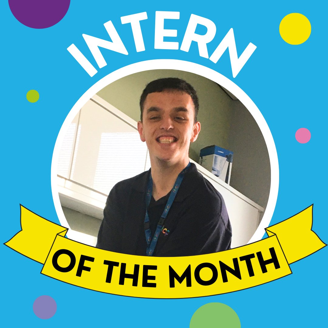 Congratulations to Adam who has been awarded Intern of the Month! Adam is always on time, polite to everyone he comes across and works hard. He takes on feedback from his mentors and strives to improve in all of his tasks. 
#supportedinternships