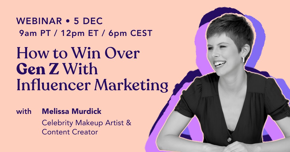 Traackr (@traackr) on Twitter photo Don't miss out on the chance to hear from Celebrity Makeup Artist, Melissa Murdick, and Alanna Marder, Senior Director of Integrated Marketing and Communications at <a href="/ColourPopCo/">ColourPop Cosmetics</a>, tomorrow! 🤩
RSVP now! pulse.ly/0wk6d5pe9z Don't miss out on the chance to hear from Celebrity Makeup Artist, Melissa Murdick, and Alanna Marder, Senior Director of Integrated Marketing and Communications at <a href="/ColourPopCo/">ColourPop Cosmetics</a>, tomorrow! 🤩
RSVP now! pulse.ly/0wk6d5pe9z