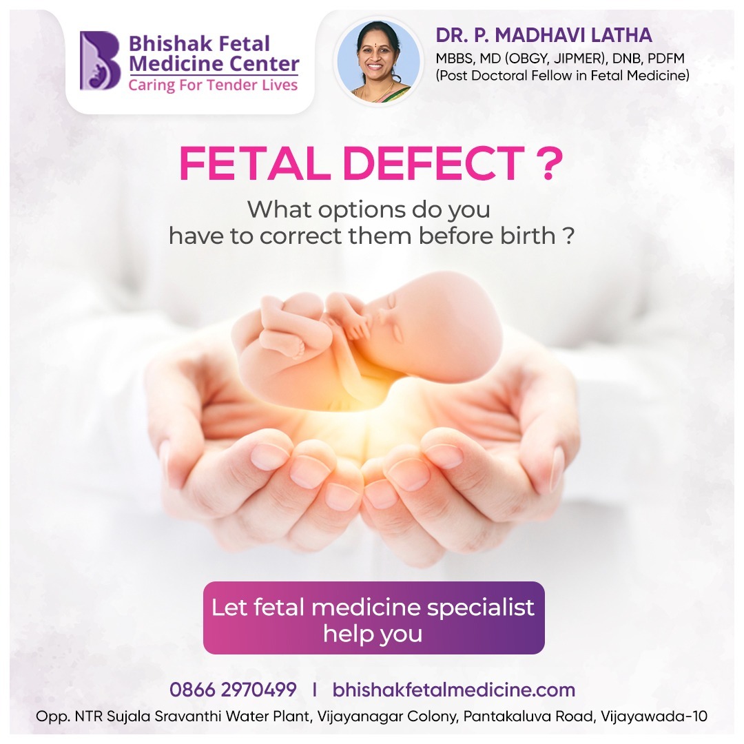 The world of the womb
Bringing Comprehensive #FetalMedicine #Center in #Vijayawada 
under #DrMadhaviLatha at #BhishakFetal 

From #FetalDiagnostics #PrenatalScans  #ScreeningTests and every other pre natal requirement to assess the health and well being of the unborn baby