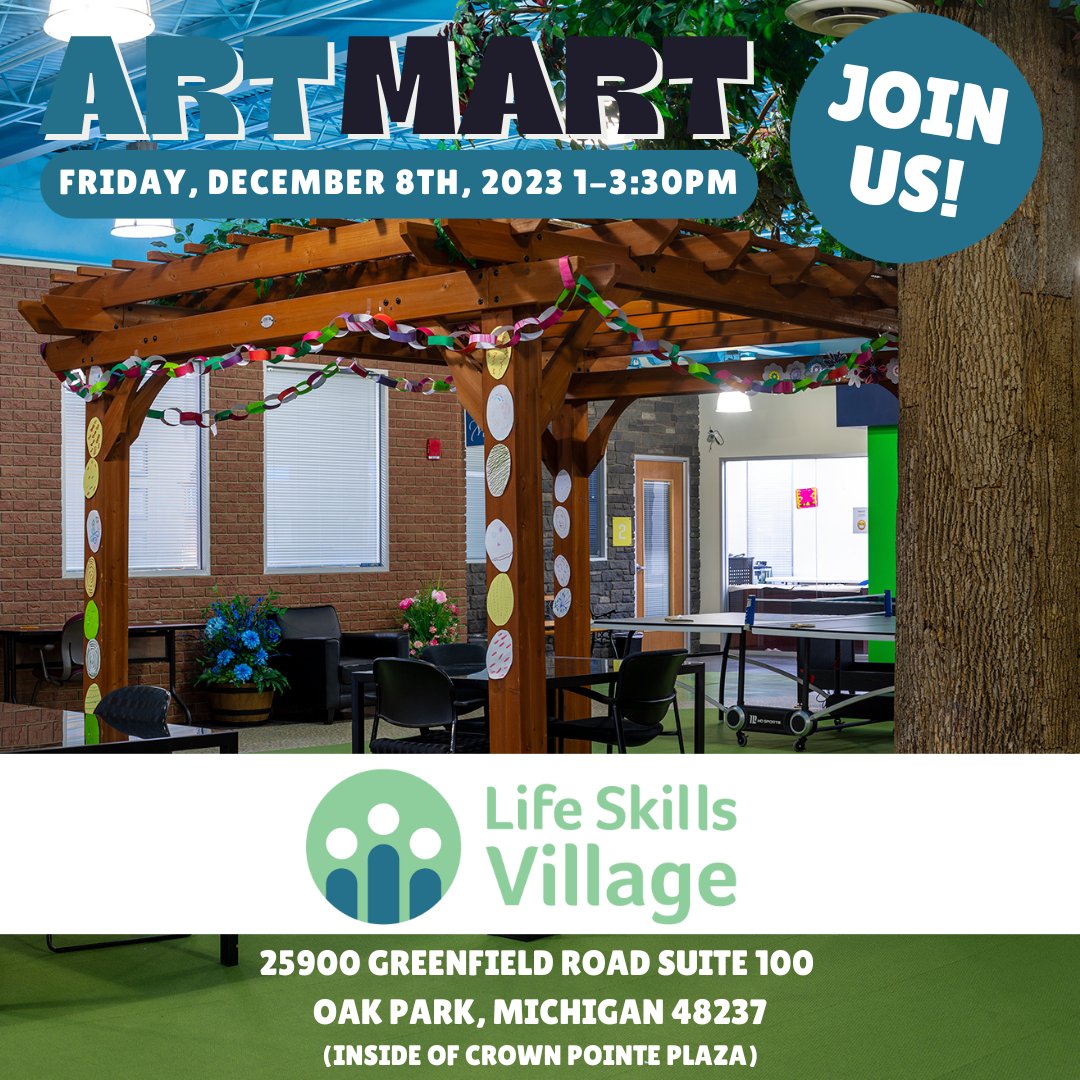 FINAL REMINDER - THIS FRIDAY!!!

Our FOURTH INSTALLMENT OF ART MART is taking place at our Oak Park location THIS FRIDAY from 1PM -3:30 PM