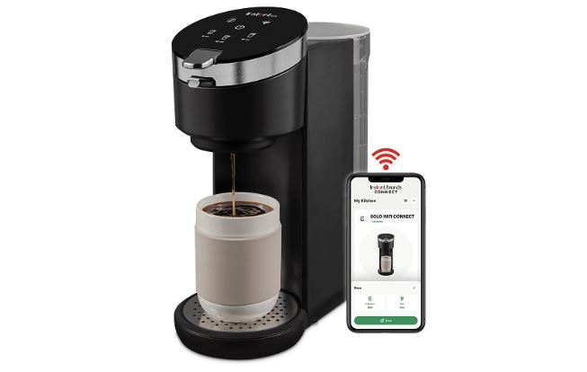 Gadgetify on X: Instant Solo WiFi Connect Single Serve Coffee Maker with  App -   / X