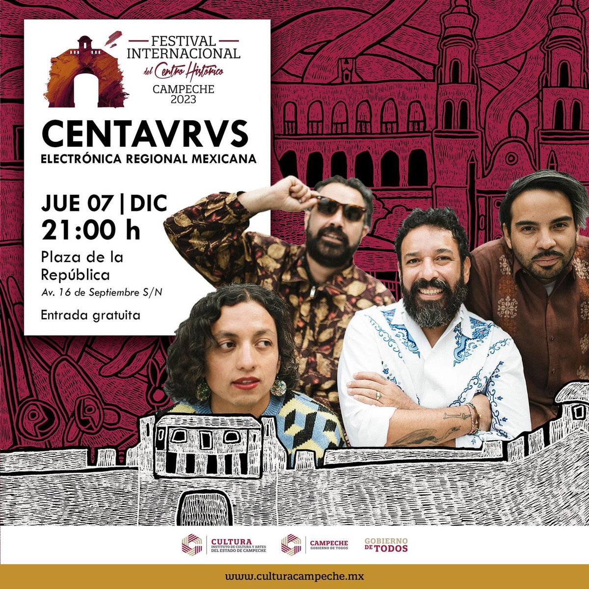 Campeche! Nos vemos el jueves. @CulturaCampeche