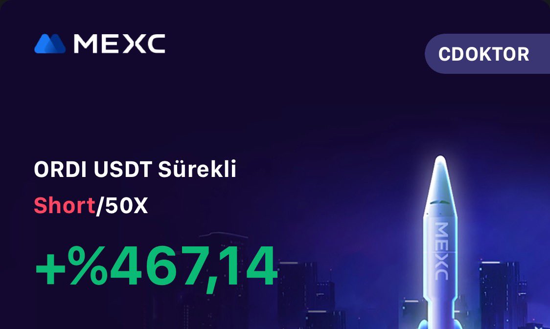 Bugün sadece iki işlemden %500 üzeri kazanç yakaladım. 

BONE %563
ORDI %467

Şimdi şartsız koşulsuz TAMAMEN ÜCRETSİZ bir şekilde bu işlemleri sunacağım bir kanal kuracağım..🪄

Katılmak isteyenler sadece beğensin!