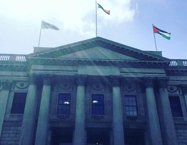 Dublin City Council have voted tonight to fly the flag of Palestine over City Hall 🇵🇸