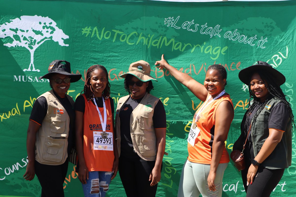 MUSASAZIM's tweet photo. @MUSASAZIM Joined the @SAYWHATOrg hosted #Orathon event, offering SRH services at ZESA National Training Centre. The #Orathon initiative unites individuals to run with the purpose to end #GBV.
The event was supported by @UNFPA_Zimbabwe , @SwedeninZW https://t.co/PqkbU9gdsK