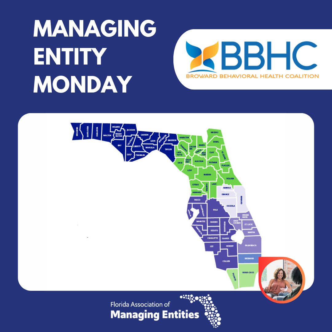 It’s Managing Entity Monday! The @BBHC_Broward is dedicated to ensuring a responsive and compassionate behavioral healthcare experience for people in Broward County. #behavioralhealth #mentalhealth