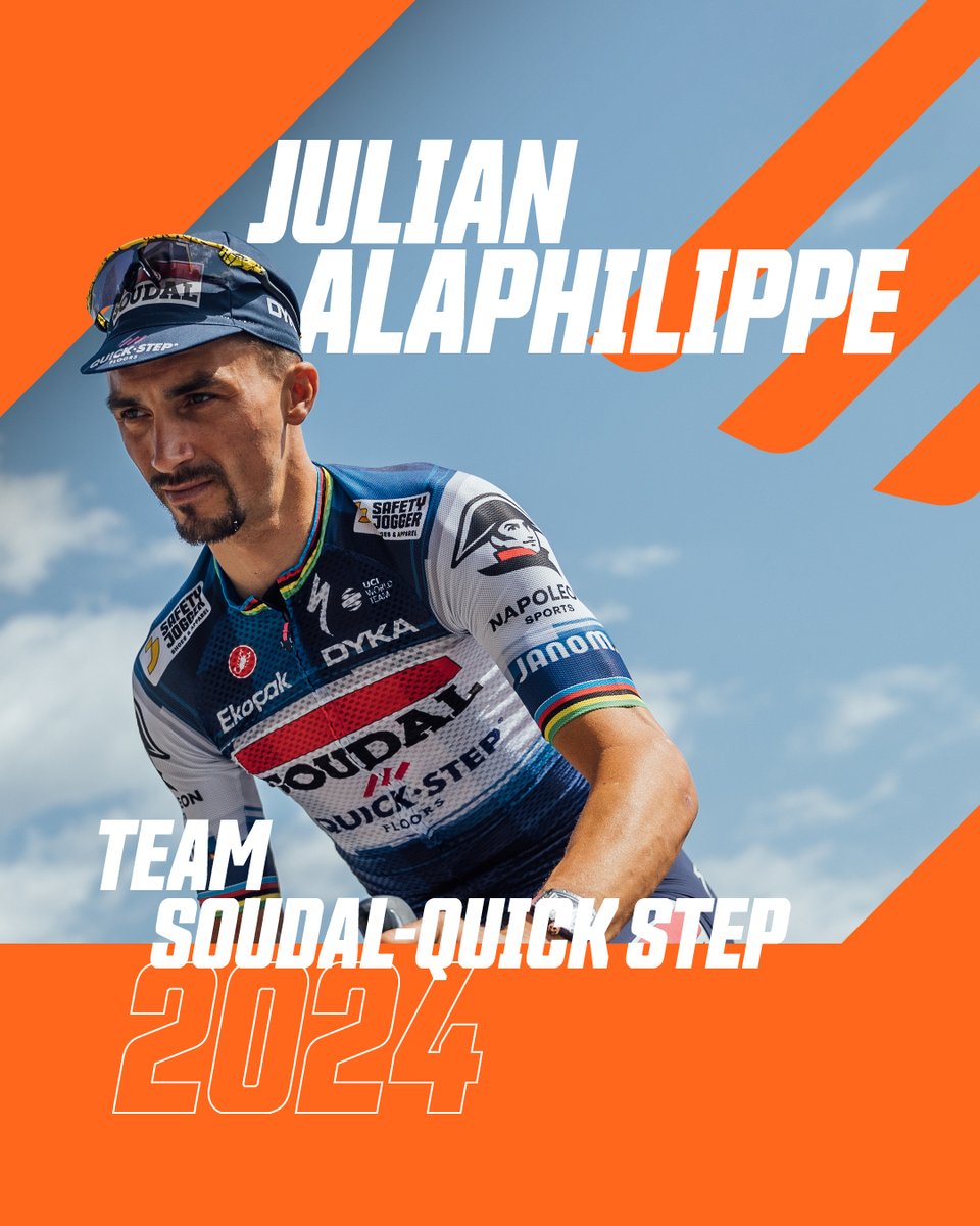 BONJOUR ALAPHILIPPE 🇫🇷 Two-time World Champion and one of the world's best all-rounders JULIAN ALAPHILIPPE has confirmed he will line up at the Santos Tour Down Under this summer 📷<a href="/alafpolak1/">Julian Alaphilippe Officiel</a>
<a href="/soudalquickstep/">Soudal Quick-Step Pro Cycling Team</a>

#TourDownUnder