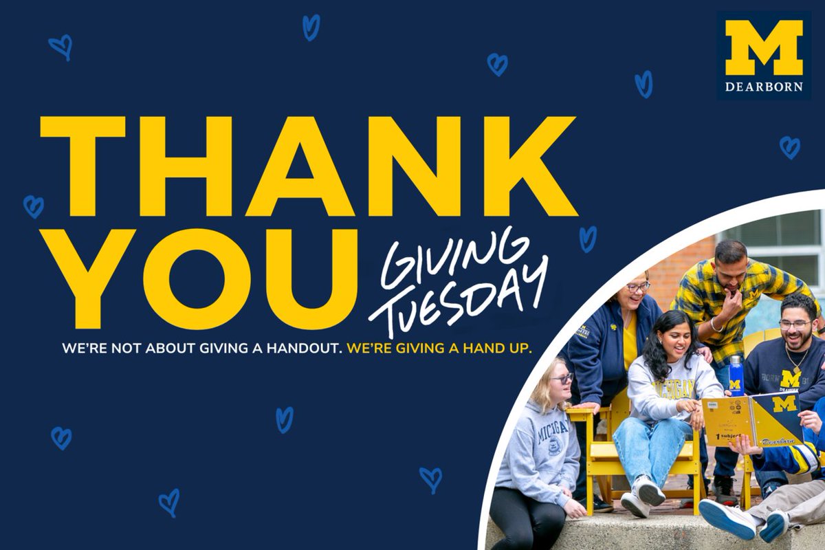 Last week, we raised over $15,000 on Giving Tuesday, smashing our $10,000 goal thanks to our incredible donors. Together, we're creating a brighter, more resilient future for our students. Go Blue and Go Dearborn! 💙