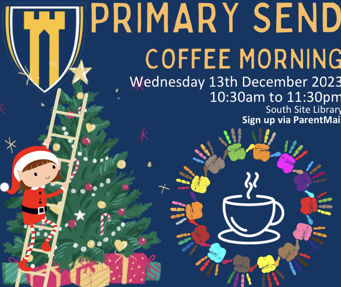 Does your child struggle with the Christmas holidays? Do you need ideas to keep busy? Want to have a bank of sensory seeking tasks? Come along to this half terms SEND Coffee Morning and talk all things Christmas 🎄