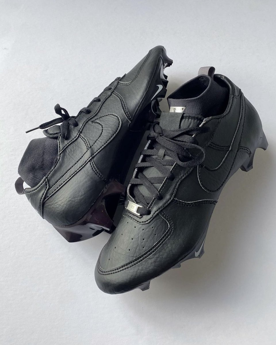 black af1 cleats