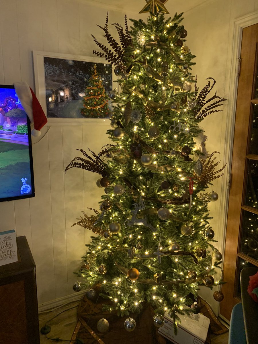 BiblioBerg's tweet photo. Happy Christmas from my family to yours! Our first tree is up! #xmasmemories https://t.co/kS2eh3tIBS