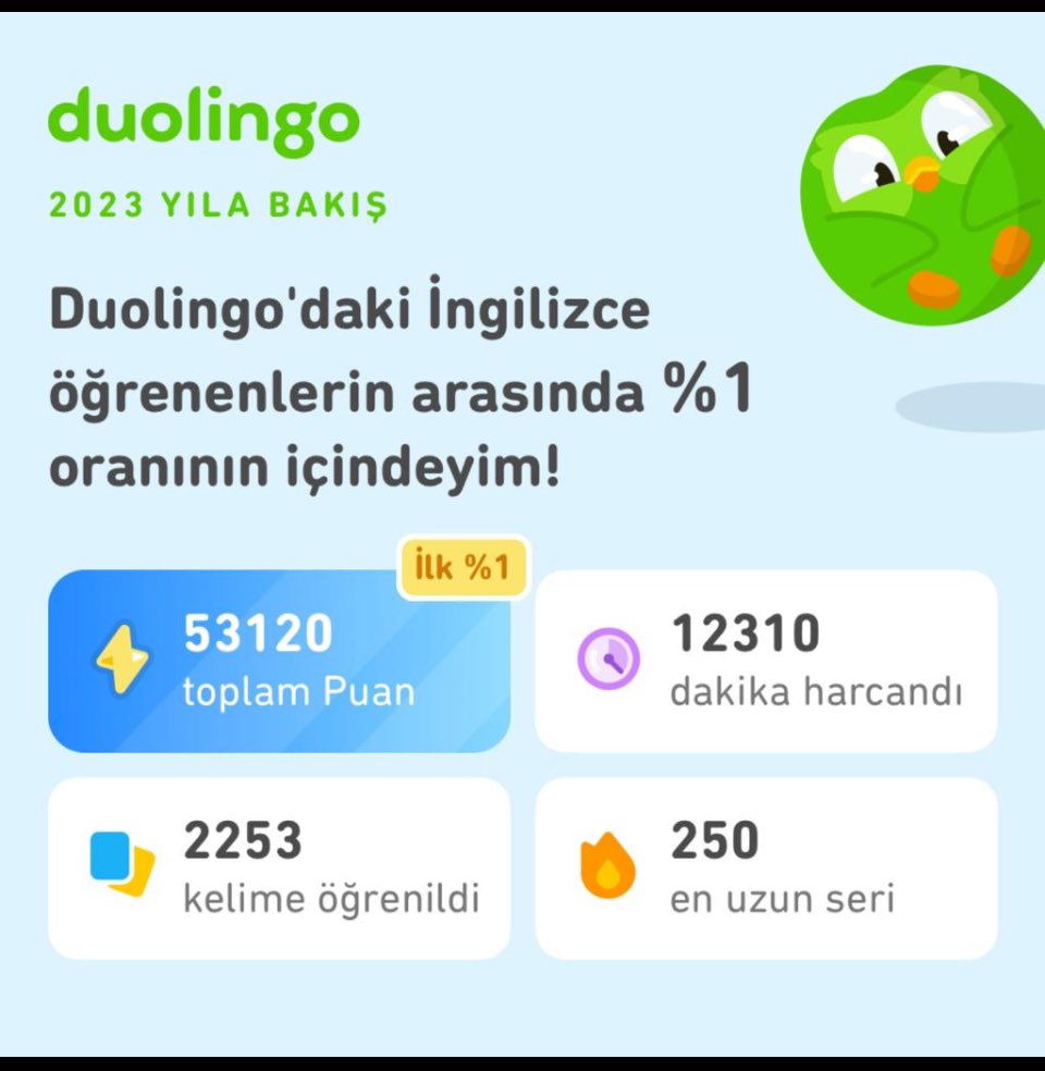 serpilce_guler's tweet photo. #Duolingo365 teşekkürler 🙂 https://t.co/fpAYCjY5hv