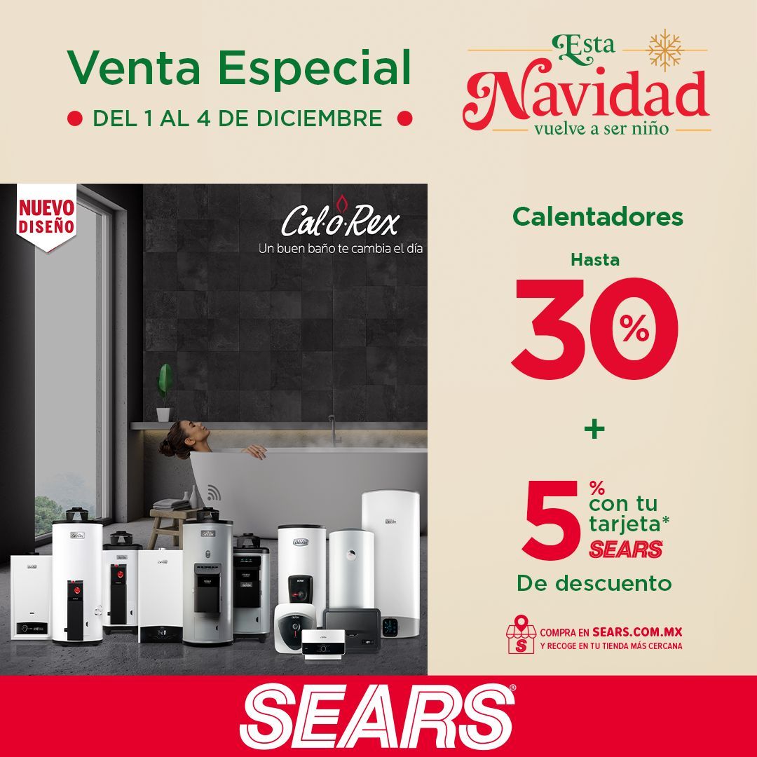 searsmexico's tweet photo. ¡No pierdas la oportunidad de llevarte un calentador instantáneo #Calorex con un increíble descuento! ✨👉https://t.co/hp3Vu7uZCn

Comunícate con un asesor de WhatsApp si te interesa esta promoción: https://t.co/h2he8OQ35d

*Consulta las bases aquí: https://t.co/dzYf7fsehQ https://t.co/TesmPtGh6S