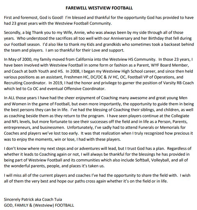 Coach Patrick Tuia tweet media