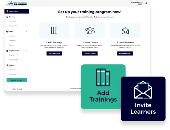 AbuseTraining's tweet image. Mandatedreportertraining.com is the go-to, all-in-one training platform for organizations looking to expand their team’s knowledge while saving time and money. Set up you’re training program today: mandatedreportertraining.com/solution/for-o…

#onlinetraining #allinoneplatform #mandatedreporting
