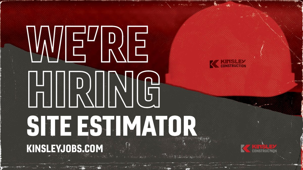 KinsleyCo's tweet photo. We want you to join the crew! We're seeking a site estimator to join our growing team in Hagerstown, MD. Check out our website for the full job description and apply today: https://t.co/B5uqFm87aQ https://t.co/rYUPogAXFB