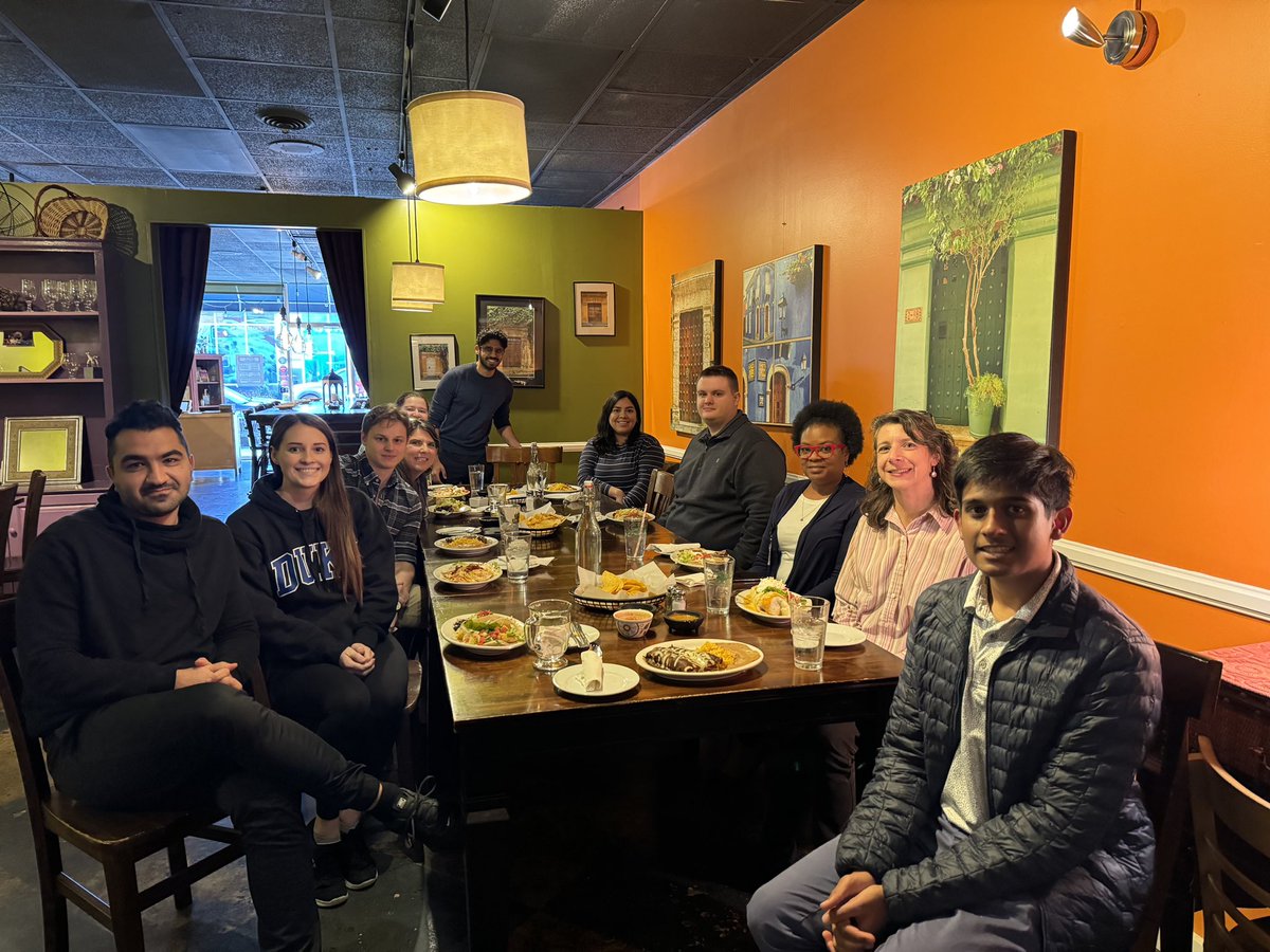 McNulty Lab (@mcnultylab) on Twitter photo Glad we could find a time that everyone could attend our end of year lab lunch celebration. So blessed to work with this awesome group. <a href="/FirooziSaman/">Saman Firoozi</a> <a href="/nnakelly2/">A'nna Kelly</a> <a href="/DaDchasse/">Dawn Chasse</a> <a href="/allisonrbinsn/">Allison Robinson</a> <a href="/ViannaGMartinez/">Vianna Martinez (she/her)</a> <a href="/DukeOrtho/">Duke Orthopaedics</a> <a href="/DukeUBME/">Duke Biomedical Engineering</a> <a href="/DukePathDept/">DukePathDept</a> Glad we could find a time that everyone could attend our end of year lab lunch celebration. So blessed to work with this awesome group. <a href="/FirooziSaman/">Saman Firoozi</a> <a href="/nnakelly2/">A'nna Kelly</a> <a href="/DaDchasse/">Dawn Chasse</a> <a href="/allisonrbinsn/">Allison Robinson</a> <a href="/ViannaGMartinez/">Vianna Martinez (she/her)</a> <a href="/DukeOrtho/">Duke Orthopaedics</a> <a href="/DukeUBME/">Duke Biomedical Engineering</a> <a href="/DukePathDept/">DukePathDept</a>