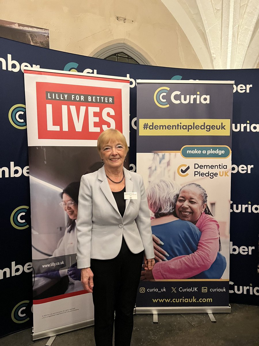 ChamberVoice's tweet photo. Baroness Wheeler emphasises the work of unpaid carers at the #dementiapledgeuk stating “42% of carers want better support and recognition for their needs”. https://t.co/CORwaLlD9r