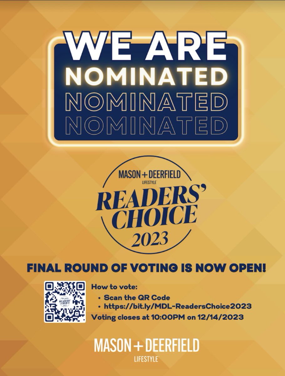 LOVElikeJJ's tweet photo. What an honor to be named a Finalist for Mason &amp; Deerfield Lifestyle Readers’ Choice Awards💙 

LOVE like JJ is proud to host impactful community events, where we all come together and give to children in need. 
- Follow this link to vote: https://t.co/oWhBAE2xzh https://t.co/xOQqfXd5GP