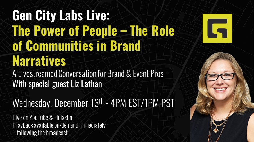 Save the date for our next livestream! Community expert Liz Latham joins us to discuss innovation and storytelling through communities. 

Live next Wednesday, Dec 13th. 🔗in replies.