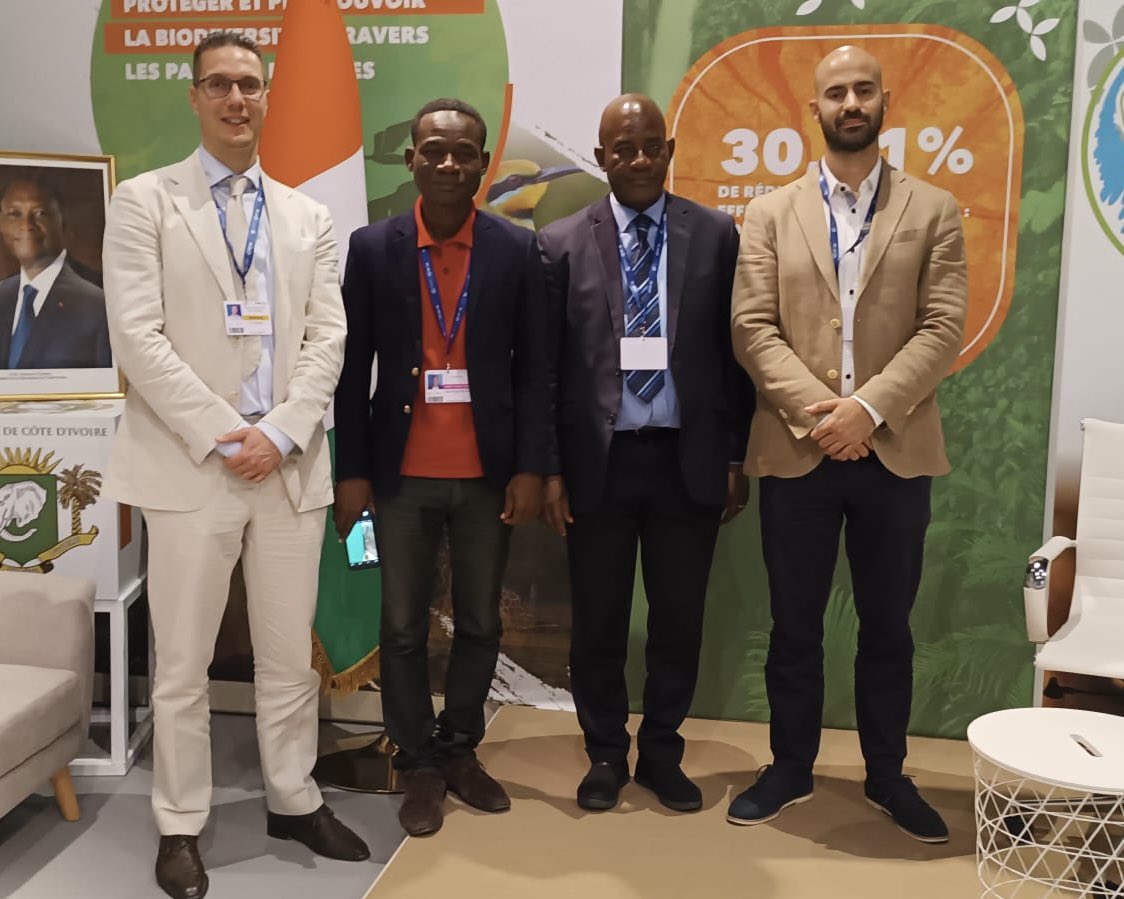 Plant_Treaty's tweet image. Tim and Enric had a meeting with the advisors of the Minister of Environment of Ivory Coast. They had a very long and fruitful discussion. The advisors are very interested in our “Safe &amp;amp; “Just report and #PlantBasedTreaty. They will discuss with the Minister and if he approves,…