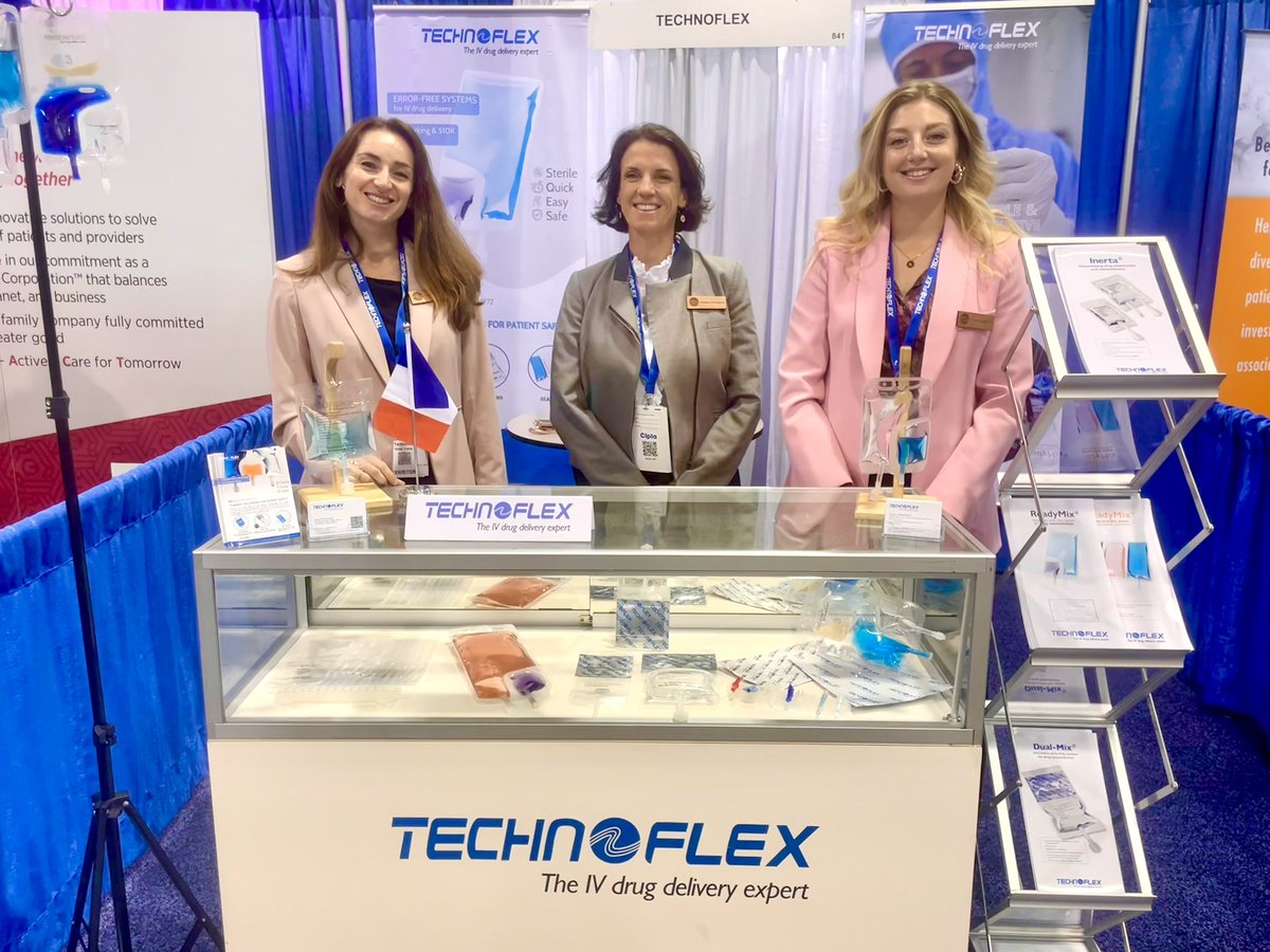 TechnoflexMed's tweet photo. Girls are ready to welcome you on the first day of @ASHPOfficial 2023 in @City_of_Anaheim !

📍Join us on booth #841 ! 

#Exhibition #Pharma #clinical #medical #healthcare #technology #innovation #IVbags #primarypackaging https://t.co/TEbFa94bsH