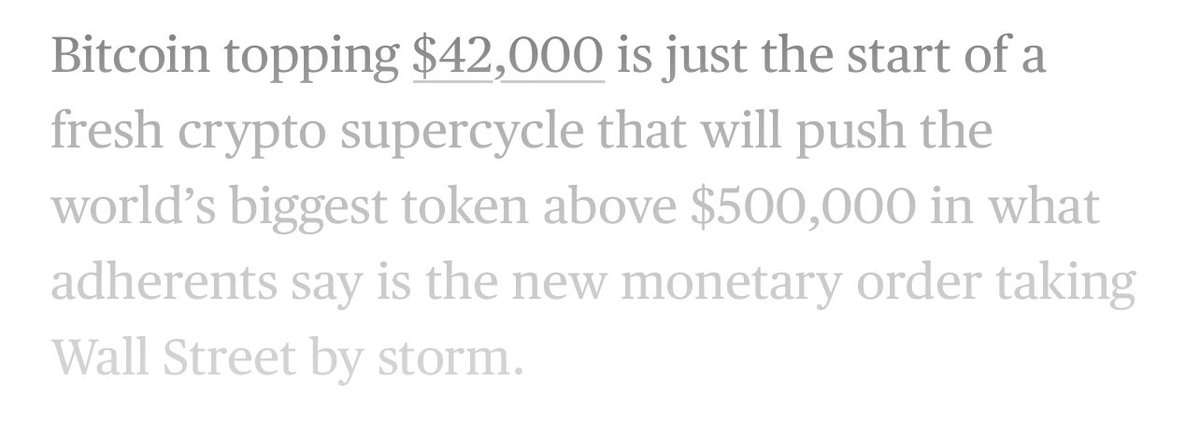 ⚠️ATENCION⚠️

🚨Bloomberg anunciando que Bitcoin se va a 500.000💸

💥 ¿Buena o mala noticia?

‼️Te mintieron en el pasado.

🧐¿Te dicen ahora la verdad?

🏦 Bloomberg es lo mas parecido al vocero del sistema financiero tradicional.

🎢Y ellos quieren que haya el mayor caos