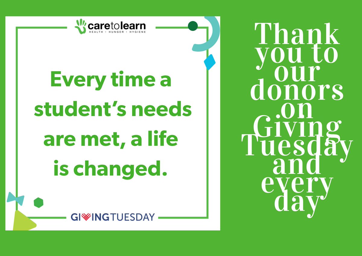 CaretoLearnSCSD's tweet photo. We are forever grateful for your generosity. All donations truly change a life. 💚 https://t.co/JCHzmqZyLs