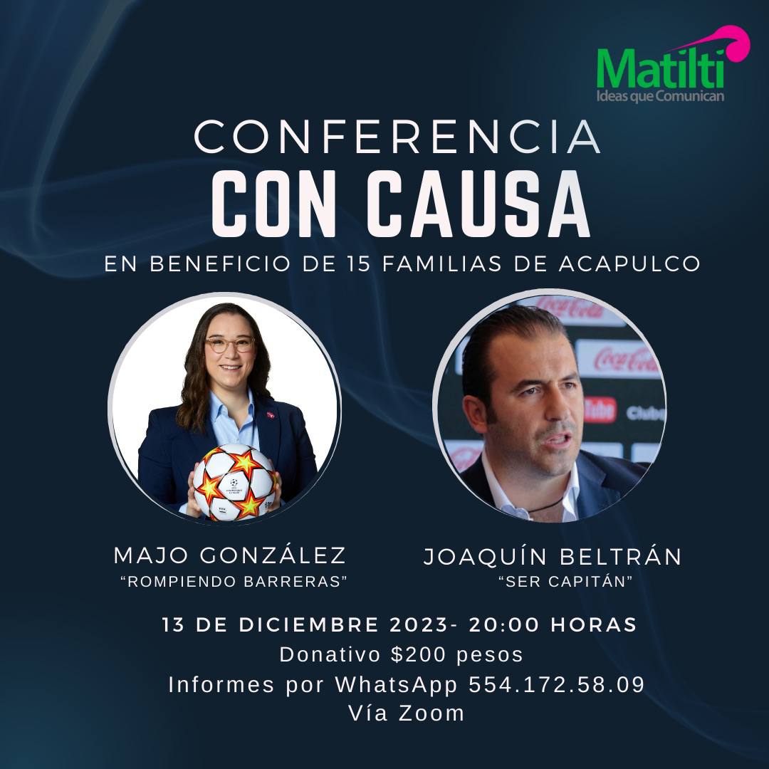 Seputv's tweet image. Nuestros amigos @MajolaB @capibeltran y @Matilti_CC se unen a la causa de apoyar a 15 familias que perdieron sus casas por el huracán Otis. El apoyo llegara a través de @cebichincondesa .
Dos conferencias el próximo 13 de Diciembre por Zoom.
Informes WA 5541725809
RT por favor.