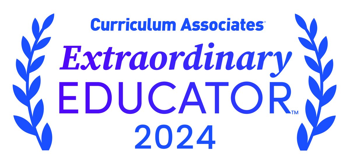 Excited to announce I am part of the @CurriculumAssoc #ExtraordinaryEducators 2024 class, a program honoring and celebrating teachers! Learn more: curriculumassociates.com/extraordinary-… #ExtraordinaryEducators #MyiReady