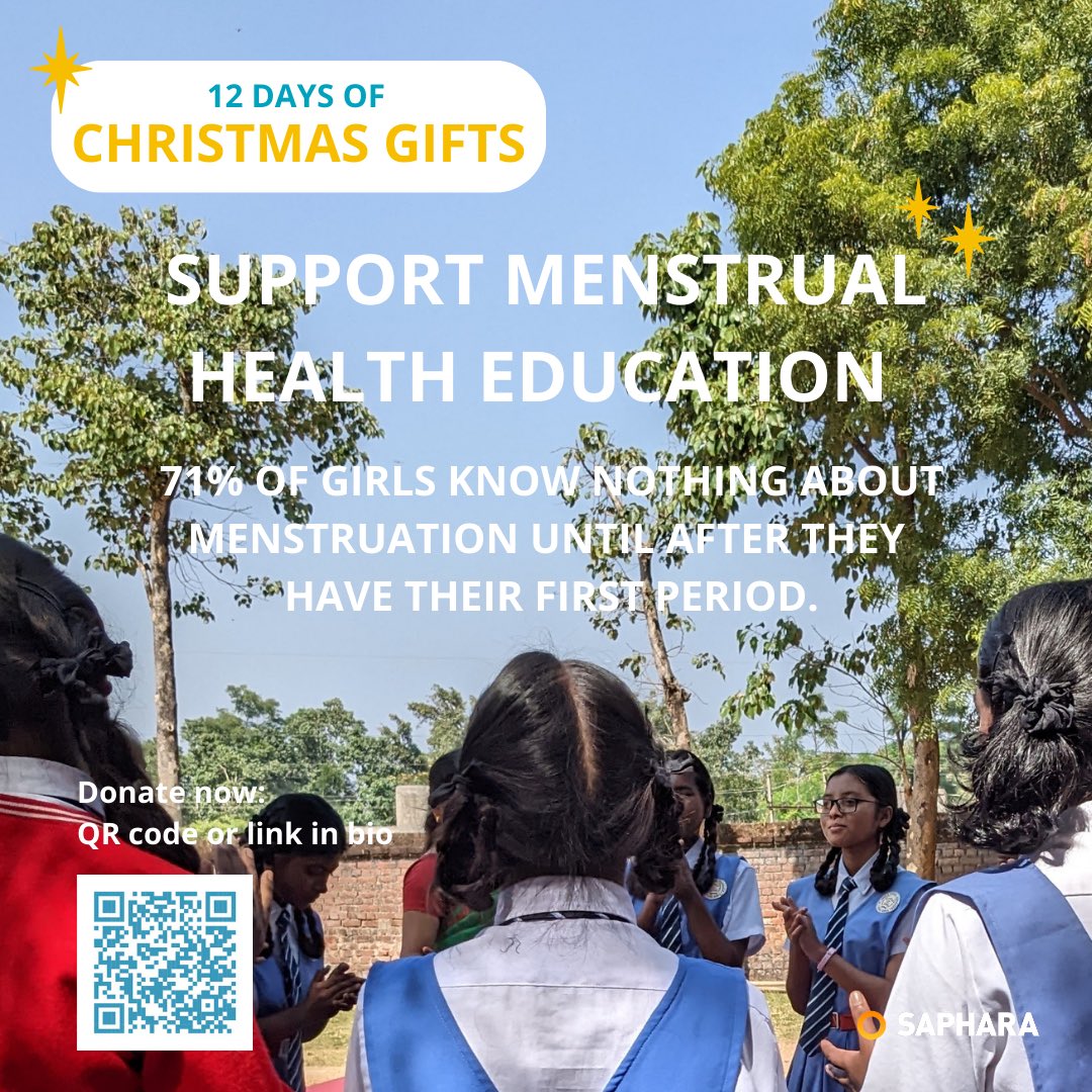 We partner with <a href="/ecofemme/">j</a> who produce organic cotton pads enabling us to have provided over 5000 pads to girls in the past 3 years.

Our Christmas Gifts Appeal helps provide these sanitary pads to the girls who need them.

Your gift matters.

🔗Click the link in bio to donate