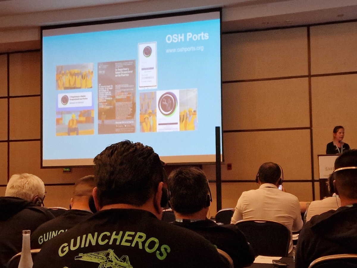 ITFglobalunion's tweet image. Presentation to conference of a new health and safety app aimed at port worker #ITFdockers #WeMoveTheWorld #WeAreITF