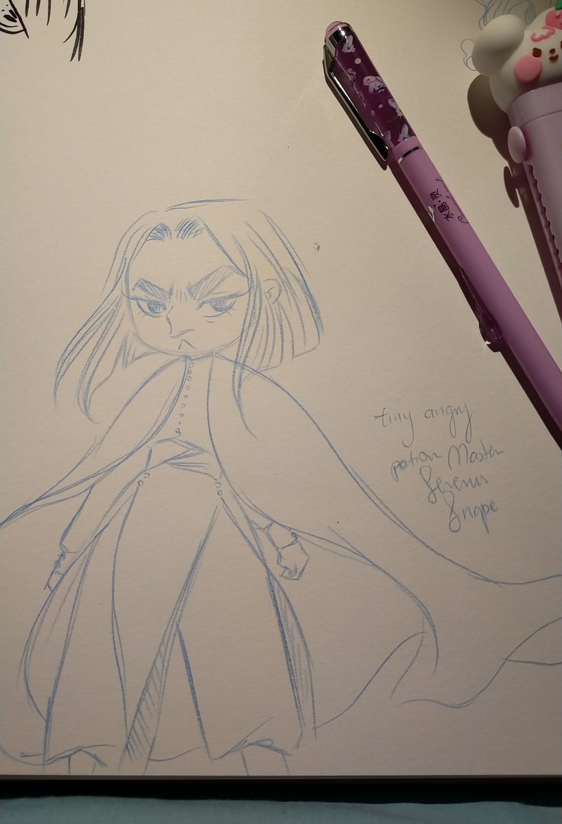 pannajezioraart's tweet photo. I just drew the cutest angry snape doodle and i just had to share it with you guys #prosnape #snapedom #teamsnapeforever https://t.co/LrgX5llLti