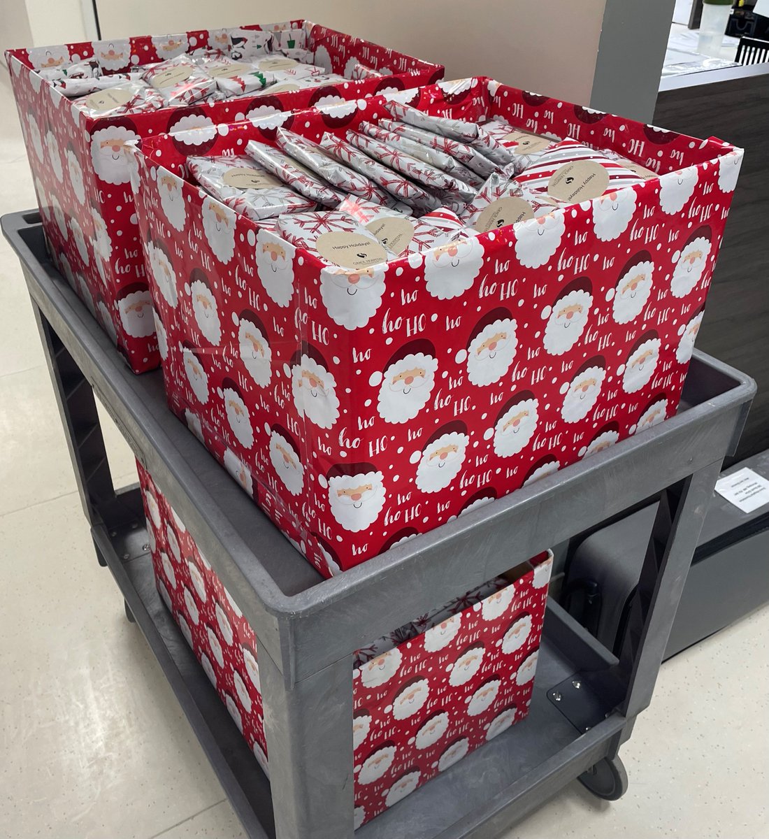 Our Volunteer Elves helped wrap over 600 gifts for patients and staff to spread cheer over the holidays!