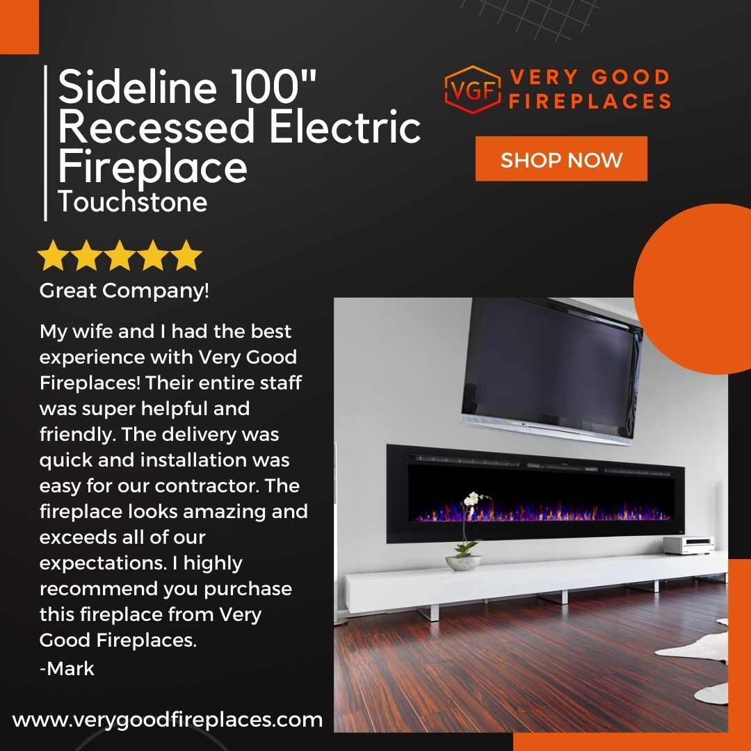 VGFireplaces's tweet image. Thrilled about this review! 🌟🔥 Another satisfied customer shared their experience with our Touchstone Sideline 100 #ElectricFireplace. Quick delivery, easy installation, and amazing results! 

Don't miss out—get yours at buff.ly/3lXPkla!  

#HappyCustomers #Fireplace