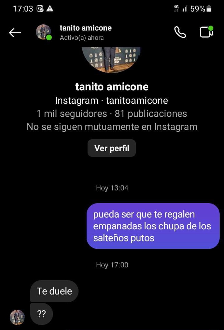 fefo_panarello's tweet photo. #FederalA I Un hincha de Douglas Haig le escribió al fenomenal arbitro de la final, Bruno Amiconi, y el señor le respondió con un mensaje de aliento. 
Hasta cuando van a seguir estos tipos dirigiendo en partidos importantes. Son parte de la mafia. https://t.co/EPc2NlF81b